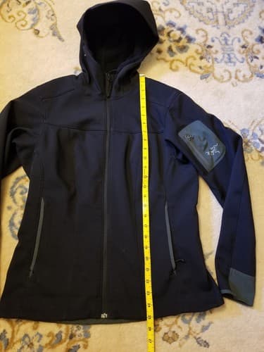 VTG Arc'teryx Women's 8-10 Medium Epsilon SV Jacket Hoody Black Full Zip M *Flaw - Thumbnail 11