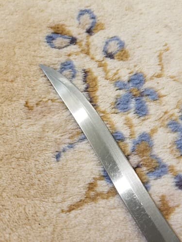 Vtg Mirilium Washington Forge Slicer Knife 7” Blade Stainless USA White Handle - Thumbnail 10