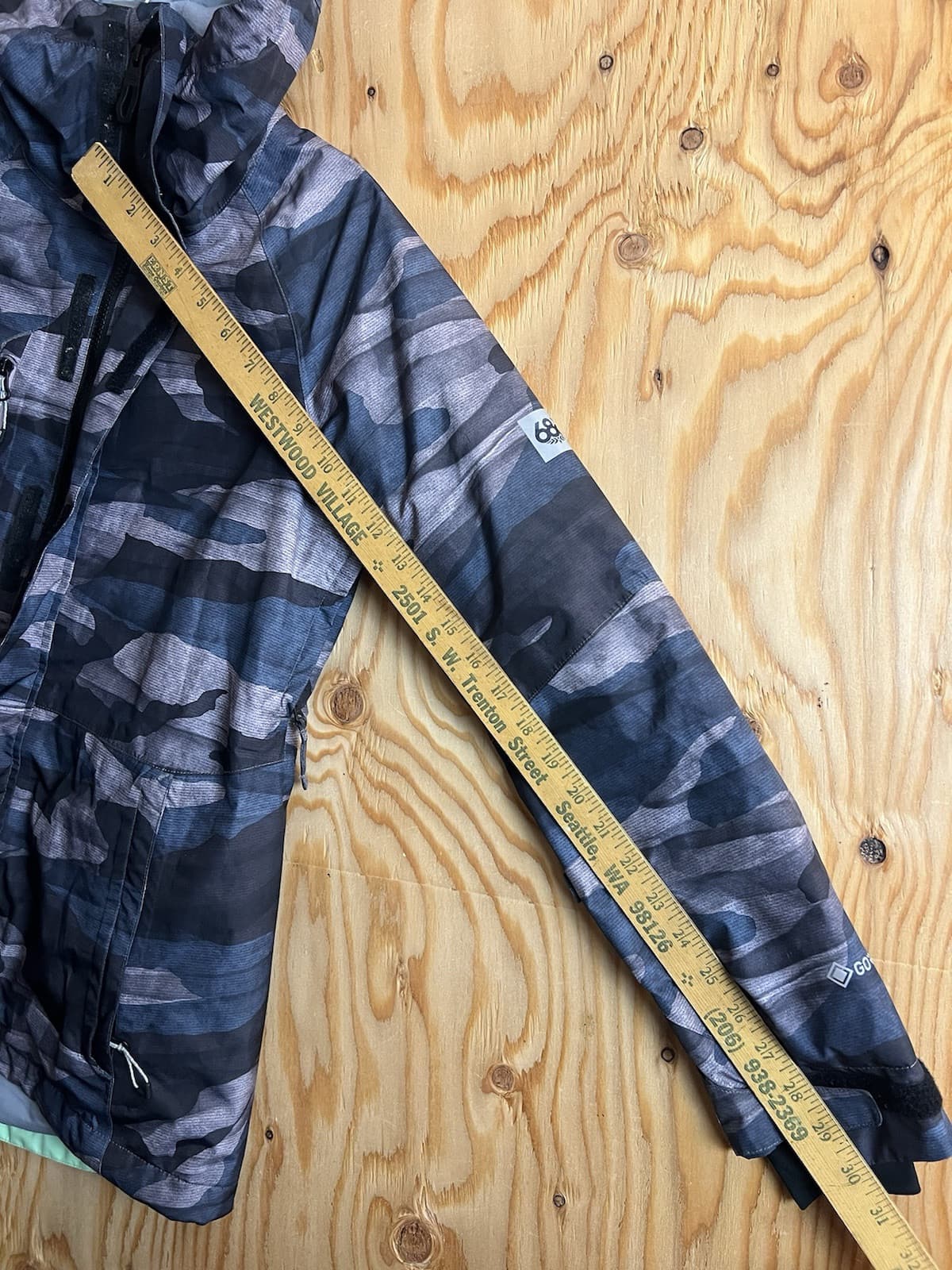 686 GLCR Womens XS GoreTex Insulated Thermal Ski Jacket Willow Camo Snow Coat - Thumbnail 13