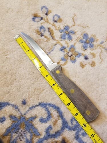 Vtg 5" Blade EAGLE Regent Sheffield Fine Stainless Boning Utility Knife USA Wood - Thumbnail 10