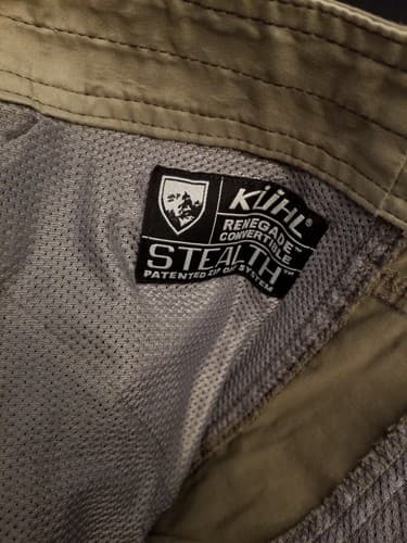 KUHL Renegade Stealth Convertible Cargo Zip Off Hiking Pants/ Shorts Mens 38x30 - Thumbnail 7