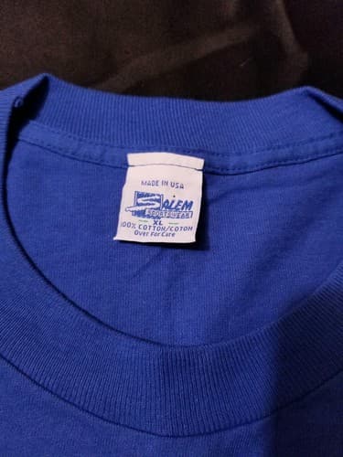 Vintage XL Salem Seattle Seahawks 1994 All Over Print Men's Single Stitch Shirt - Thumbnail 2