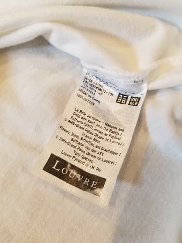 Uniqlo x Musee du Louvre Virgin And Child With Saint John XL La Belle Jardiniere - Thumbnail 6