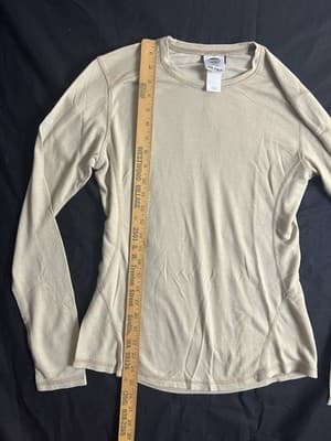 True North Dragonwear Base Layer FR Mens S Tall HRC1 Dragonfur Long Shirt Tan - Thumbnail 6