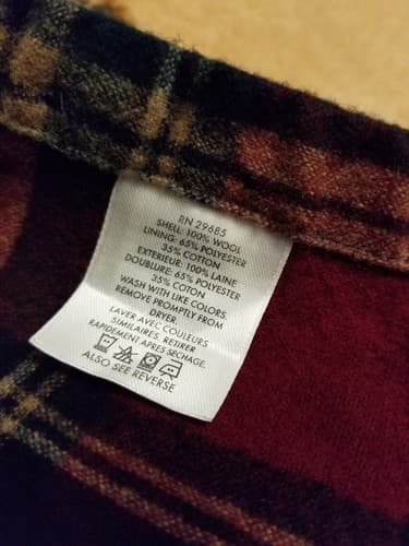 Pendleton Outdoorsman Shirt Wool Check Mens L Plaid USA Lumberjack Flannel - Thumbnail 6