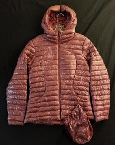 Lululemon Pack It Down Hooded Jacket Shine Womens 10 Stow Packable 700 Fill - Image 1