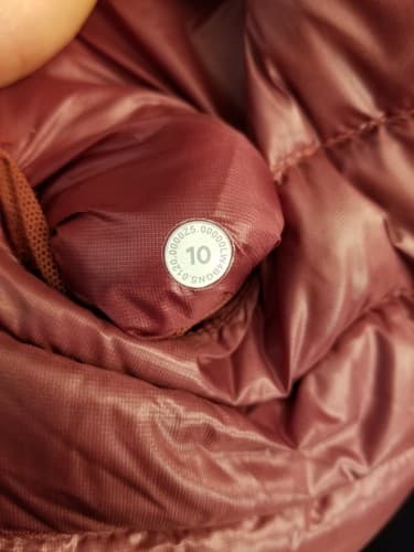 Lululemon Pack It Down Hooded Jacket Shine Womens 10 Stow Packable 700 Fill - Thumbnail 3