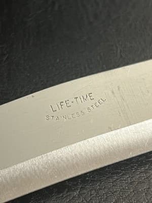 Bakelite Antler Lifetime Cutlery Sheffield England Carving Knife Stainless Steel - Thumbnail 5