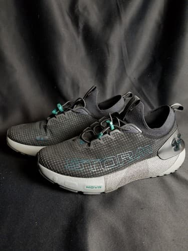 Under Armour HOVR Phantom 3 SE Storm U Black Grey Mens 10 Running Shoes - Thumbnail 6