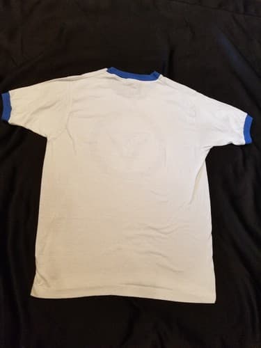 Vintage Rare Army 57th Bomb Wing Squad Ringer Rare 1942-1945 T-Shirt XL Blue Tee - Thumbnail 4