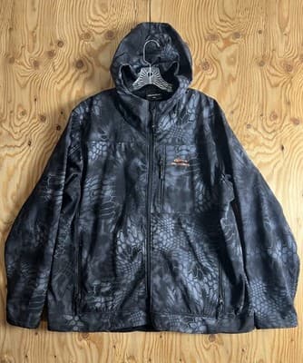 Grundens Midway Hoodie Softshell Fishing Jacket Mens 3XL Typhoon Camouflage Camo - Image 1