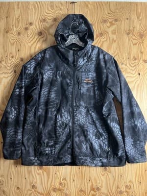 Grundens Midway Hoodie Softshell Fishing Jacket Mens 3XL Typhoon Camouflage Camo - Thumbnail 2