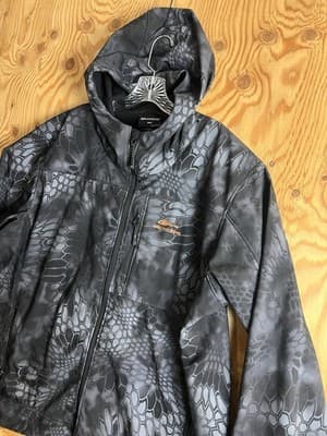 Grundens Midway Hoodie Softshell Fishing Jacket Mens 3XL Typhoon Camouflage Camo - Thumbnail 3