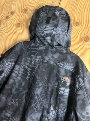 Grundens Midway Hoodie Softshell Fishing Jacket Mens 3XL Typhoon Camouflage Camo - Thumbnail 9