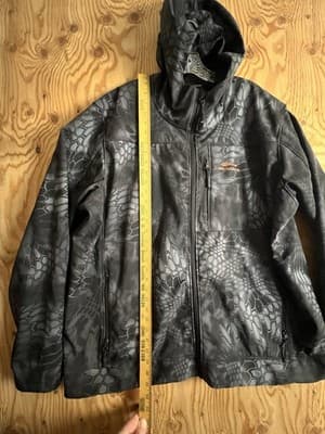 Grundens Midway Hoodie Softshell Fishing Jacket Mens 3XL Typhoon Camouflage Camo - Thumbnail 13