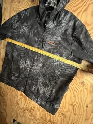 Grundens Midway Hoodie Softshell Fishing Jacket Mens 3XL Typhoon Camouflage Camo - Thumbnail 14