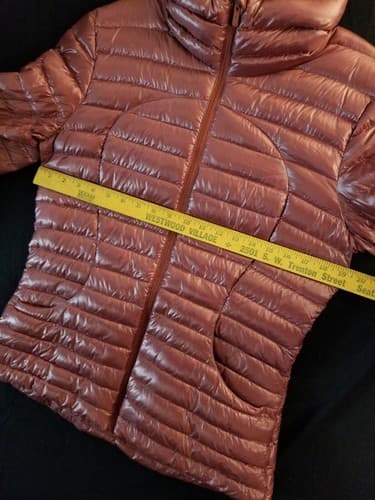 Lululemon Pack It Down Hooded Jacket Shine Womens 10 Stow Packable 700 Fill - Thumbnail 12