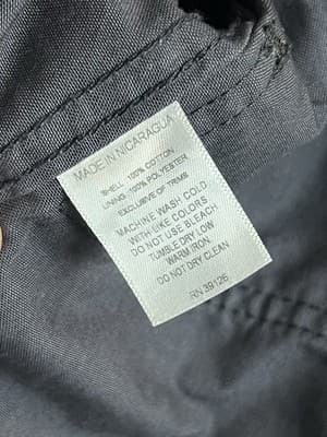 FILSON Dry Tin Cloth Jac-Shirt Midnight Navy Men’s XS Cotton Jacket Button Snap - Thumbnail 7