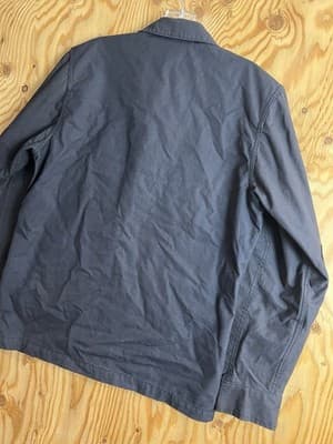 FILSON Dry Tin Cloth Jac-Shirt Midnight Navy Men’s XS Cotton Jacket Button Snap - Thumbnail 14