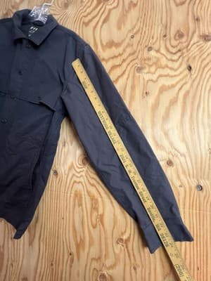 FILSON Dry Tin Cloth Jac-Shirt Midnight Navy Men’s XS Cotton Jacket Button Snap - Thumbnail 12