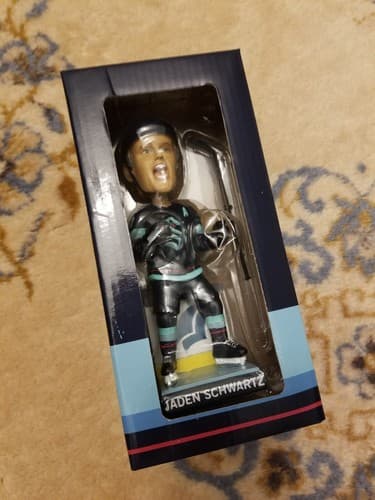 New Jaden Schwartz Bobblehead Seattle Kraken Hockey Bobble Head #17 NIB - Image 1