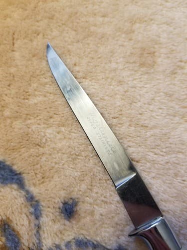VTG Steak Knife Masterpiece Super Stainless Royal Brand Cutlery Japan White - Thumbnail 4