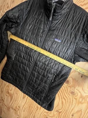 Patagonia Nano Puff Jacket Men’s M Black 84212 Quilted Puffer Coat Full Zip - Thumbnail 6