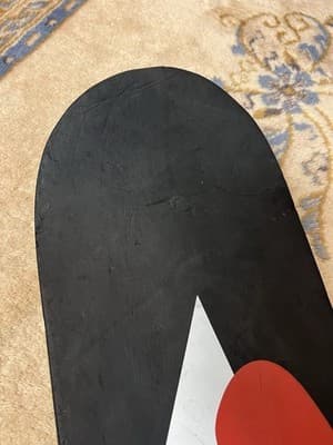 Premier Snowskate Snowdeck Deck Snowboard Snow Skate Ribbed Red White Black 33” - Thumbnail 7