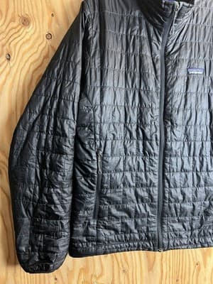Patagonia Nano Puff Jacket Men’s M Black 84212 Quilted Puffer Coat Full Zip - Thumbnail 4