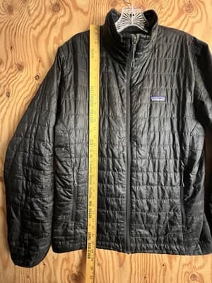 Patagonia Nano Puff Jacket Men’s M Black 84212 Quilted Puffer Coat Full Zip - Thumbnail 5