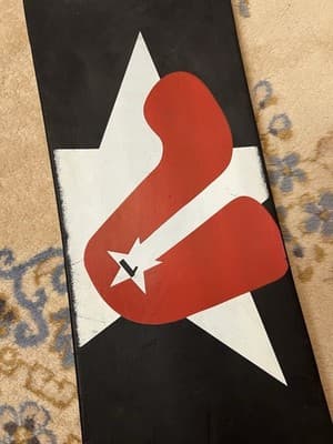 Premier Snowskate Snowdeck Deck Snowboard Snow Skate Ribbed Red White Black 33” - Thumbnail 5