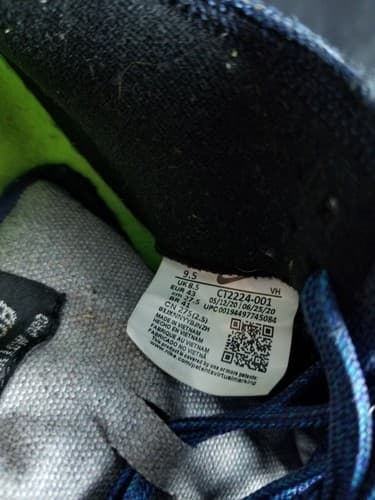 Nike SB Dunk Low Pro Crater Denim TS Travis CT2224-001 Size 9.5 Grey Black Blue - Thumbnail 10