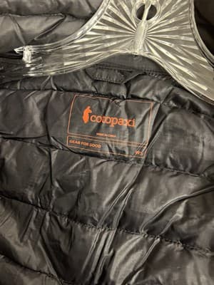 Cotopaxi Fuego Down Vest in Black Chestnut Stripes Womens S Broken Zipper READ - Thumbnail 7