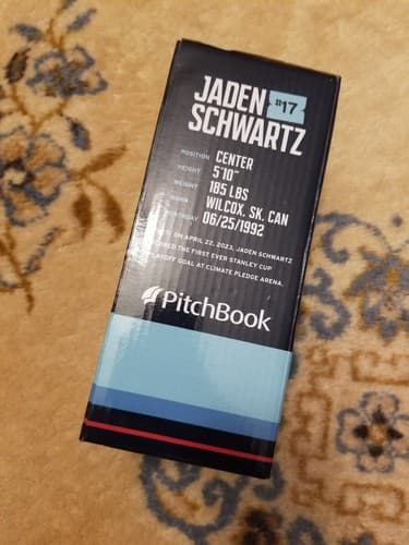 New Jaden Schwartz Bobblehead Seattle Kraken Hockey Bobble Head #17 NIB - Thumbnail 2