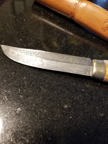 Vtg PUUKKO Scandinavian Pioneer Skinning Knife Hunting Camping Handmade N Birch - Thumbnail 4