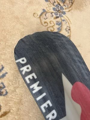 Premier Snowskate Snowdeck Deck Snowboard Snow Skate Ribbed Red White Black 33” - Thumbnail 12