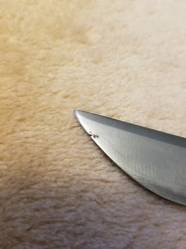 Vintage Hollow Ground 14.25" PERSONNA Carving Knife W/ Inlaid Wood Handle - Thumbnail 5