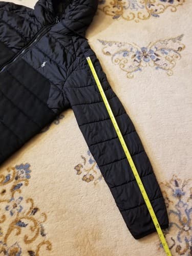 Rare Polo Ralph Lauren Full Zip Hybrid Quilt Fleece Hoodie Jacket M/L Puffer - Thumbnail 11
