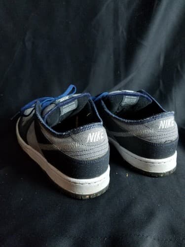 Nike SB Dunk Low Pro Crater Denim TS Travis CT2224-001 Size 9.5 Grey Black Blue - Thumbnail 4