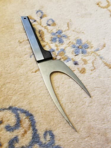 Vernco Stainless Steel Meat Fork Japan Carving Angus Prime Rib Big Butcher - Thumbnail 8