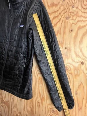 Patagonia Nano Puff Jacket Men’s M Black 84212 Quilted Puffer Coat Full Zip - Thumbnail 7