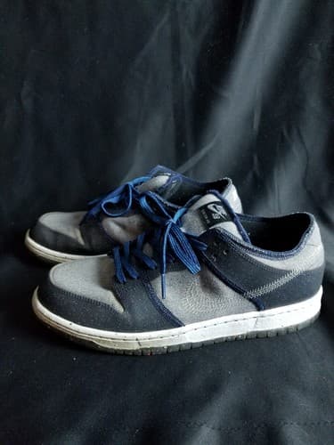 Nike SB Dunk Low Pro Crater Denim TS Travis CT2224-001 Size 9.5 Grey Black Blue - Thumbnail 5