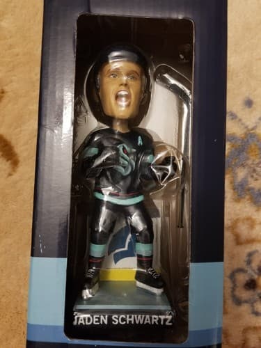 New Jaden Schwartz Bobblehead Seattle Kraken Hockey Bobble Head #17 NIB - Thumbnail 7