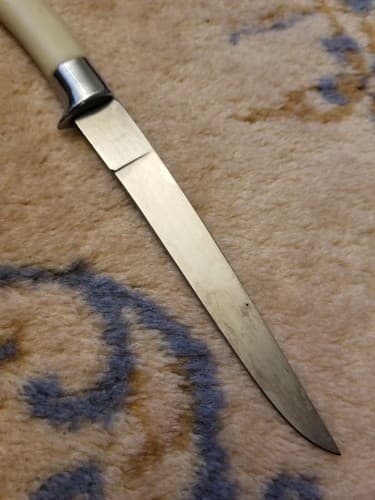VTG Steak Knife Masterpiece Super Stainless Royal Brand Cutlery Japan White - Thumbnail 6