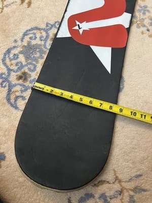 Premier Snowskate Snowdeck Deck Snowboard Snow Skate Ribbed Red White Black 33” - Thumbnail 9