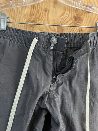 Vuori V412 Ripstop Pants Mens Size XS Drawstring Pockets Hiking Climbing Gray - Thumbnail 4