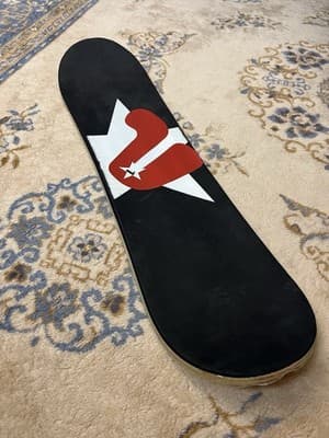 Premier Snowskate Snowdeck Deck Snowboard Snow Skate Ribbed Red White Black 33” - Thumbnail 3