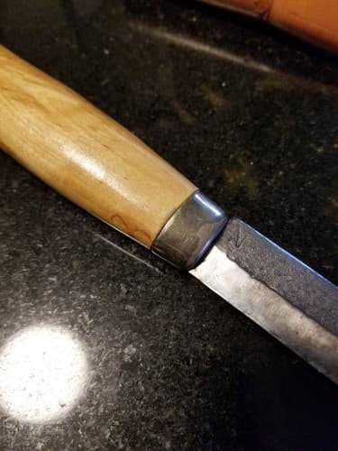 Vtg PUUKKO Scandinavian Pioneer Skinning Knife Hunting Camping Handmade N Birch - Thumbnail 8