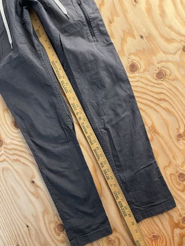 Vuori V412 Ripstop Pants Mens Size XS Drawstring Pockets Hiking Climbing Gray - Thumbnail 12