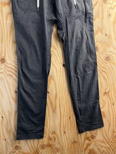 Vuori V412 Ripstop Pants Mens Size XS Drawstring Pockets Hiking Climbing Gray - Thumbnail 3
